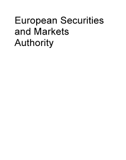 EUROPEAN SECURITIES AND MARKETS AUTHORITY trademark