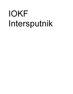 IOKF INTERSPUTNIK trademark
