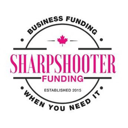 BUSINESS FUNDING SHARPSHOOTER FUNDING ESTABLISHED 2015 WHEN YOU NEED IT trademark