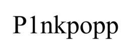P1NKPOPP trademark