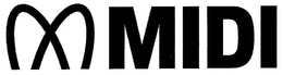M MIDI trademark