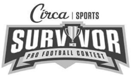 CIRCA SPORTS SURVIVOR PRO FOOTBALL CONTEST trademark