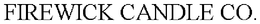 FIREWICK CANDLE CO. trademark