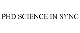 PHD SCIENCE IN SYNC trademark