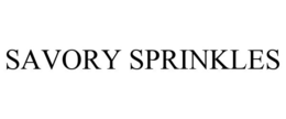 SAVORY SPRINKLES trademark