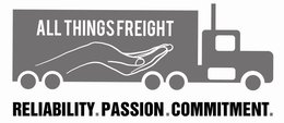ALL THINGS FREIGHT RELIABILITY. PASSION. COMMITMENT trademark
