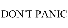 DON'T PANIC trademark