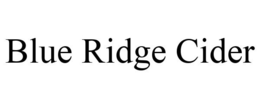 BLUE RIDGE CIDER trademark