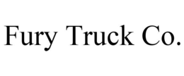 FURY TRUCK CO. trademark