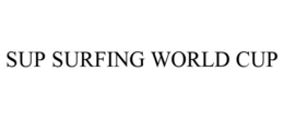 SUP SURFING WORLD CUP trademark