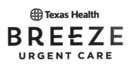 TEXAS HEALTH BREEZE URGENT CARE trademark