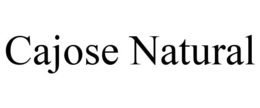 CAJOSE NATURAL trademark