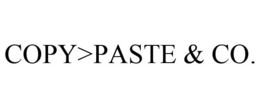 COPY>PASTE & CO. trademark