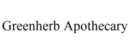 GREENHERB APOTHECARY trademark