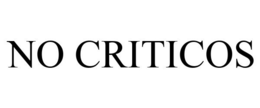 NO CRITICOS trademark