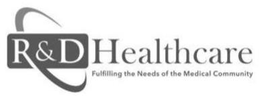 R & D HEALTHCARE FULFILLING THE NEEDS OF THE MEDICAL COMMUNITY trademark