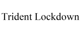 TRIDENT LOCKDOWN trademark