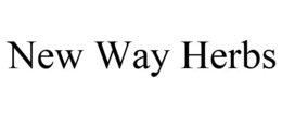NEW WAY HERBS trademark