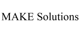 MAKE SOLUTIONS trademark