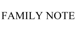 FAMILY NOTE trademark