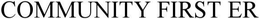 COMMUNITY FIRST ER trademark