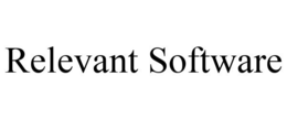 RELEVANT SOFTWARE trademark