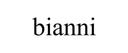 BIANNI trademark