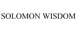 SOLOMON WISDOM trademark