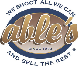 ABLE'S SINCE 1973 WE SHOOT ALL WE CAN AND SELL THE REST trademark