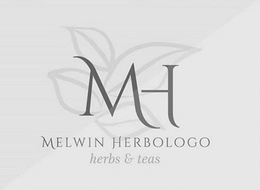 MH MELWIN HERBOLOGO HERBS & TEAS trademark