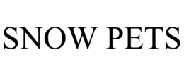 SNOW PETS trademark