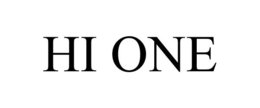 HI ONE trademark