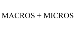 MACROS + MICROS trademark