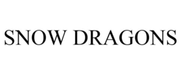 SNOW DRAGONS trademark