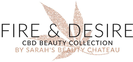 FIRE & DESIRE CBD BEAUTY COLLECTION BY SARAH'S BEAUTY CHATEAU trademark