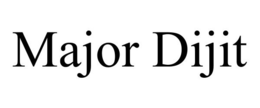 MAJOR DIJIT trademark