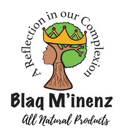 BLAQ M'INENZ, ALL NATURAL PRODUCTS, A REFLECTION IN OUR COMPLEXION trademark