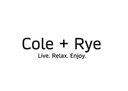 COLE+RYE LIVE. RELAX. ENJOY. trademark