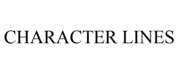 CHARACTER LINES trademark