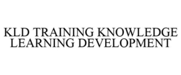 KLD TRAINING KNOWLEDGE LEARNING DEVELOPMENT trademark