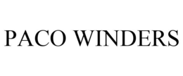 PACO WINDERS trademark