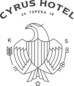 CYRUS HOTEL 20 TOPEKA 18 K S trademark