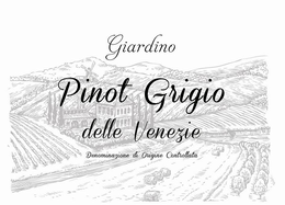 GIARDINO PINOT GRIGIO DELLE VENEZIE DENOMINAZIONE DI ORIGINE CONTROLLATA trademark