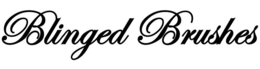 BLINGED BRUSHES trademark