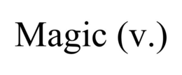 MAGIC (V.) trademark