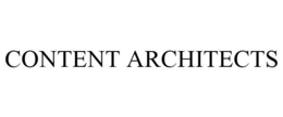 CONTENT ARCHITECTS trademark