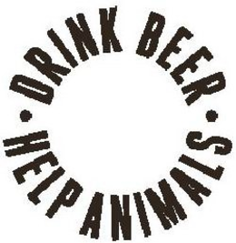 · DRINK BEER · HELP ANIMALS trademark