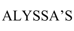 ALYSSA'S trademark