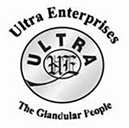 ULTRA ENTERPRISES ULTRA UE THE GLANDULAR PEOPLE trademark