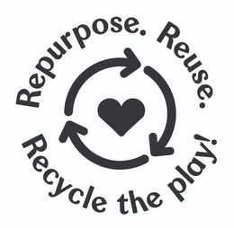 REPURPOSE. REUSE. RECYCLE THE PLAY! trademark